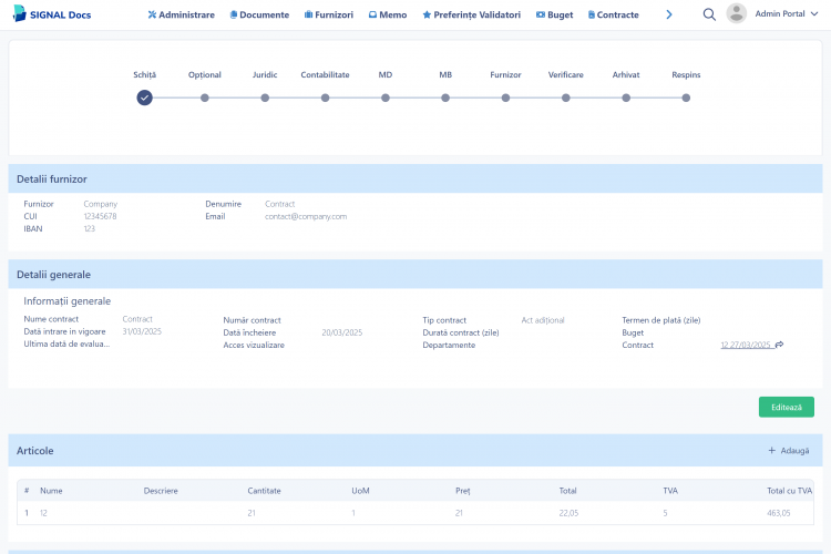 Contract Details