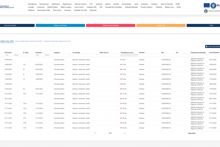 Internal Portal Dashboard